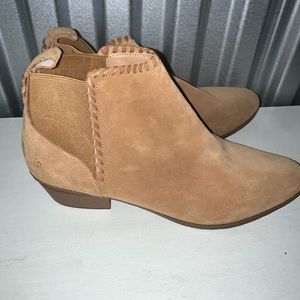Tan booties